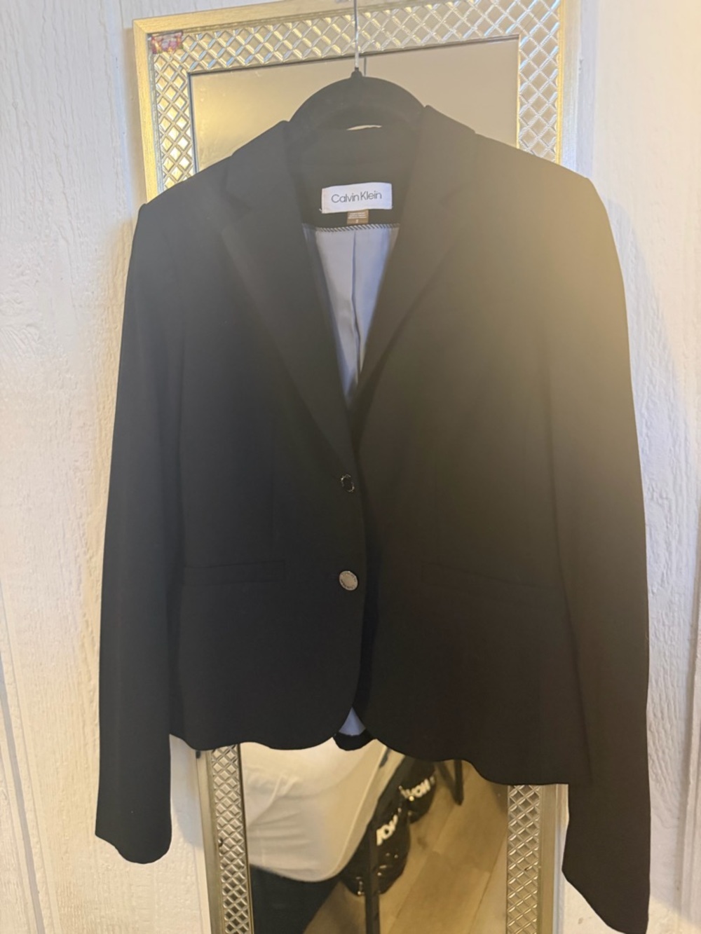 Calvin Klein Women's Black Tailored Blazer